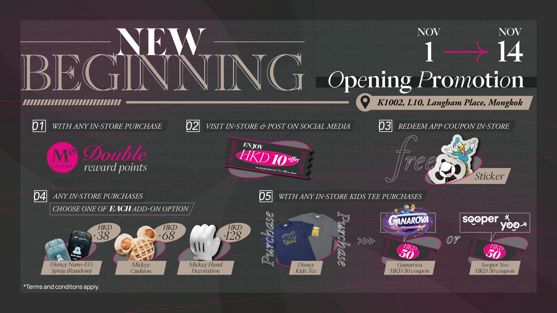 MaskOn Mong Kok Langham Place Store Opening
